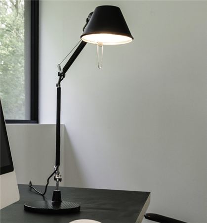Tolomeo Mini lámpara de mesa Led E27 negra Artemide